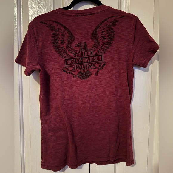 Harley Davidson Freedom Laced Neckline Tee - Picture 6 of 6